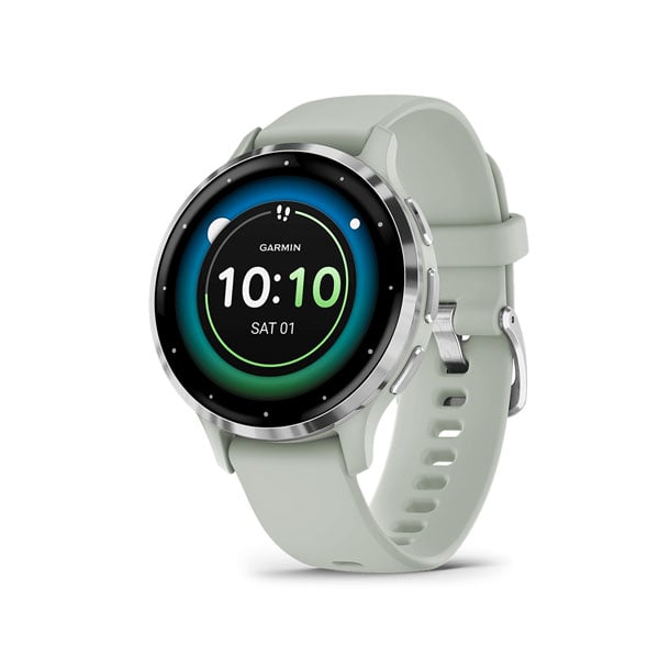 Venu 3S Jam Tangan GPS Pelacak Aktivitas Sage Gray Smartwatch