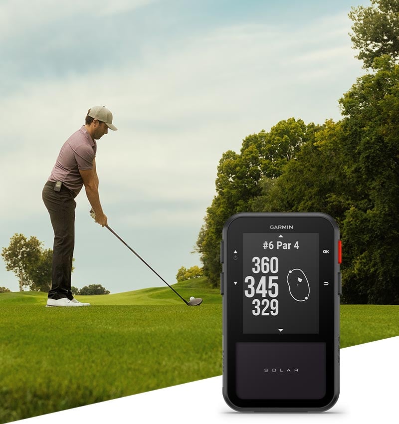 Approach G20 Solar - GPS Golf Handheld dengan Pengisian Daya Tenaga Surya