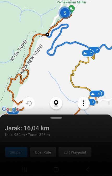 Garmin Connect App, Plan Your Route, Climb