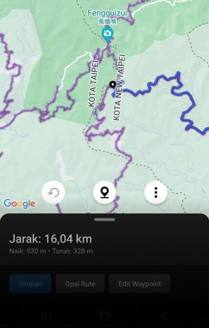 Garmin Connect App, Plan Your Route, Heatmap